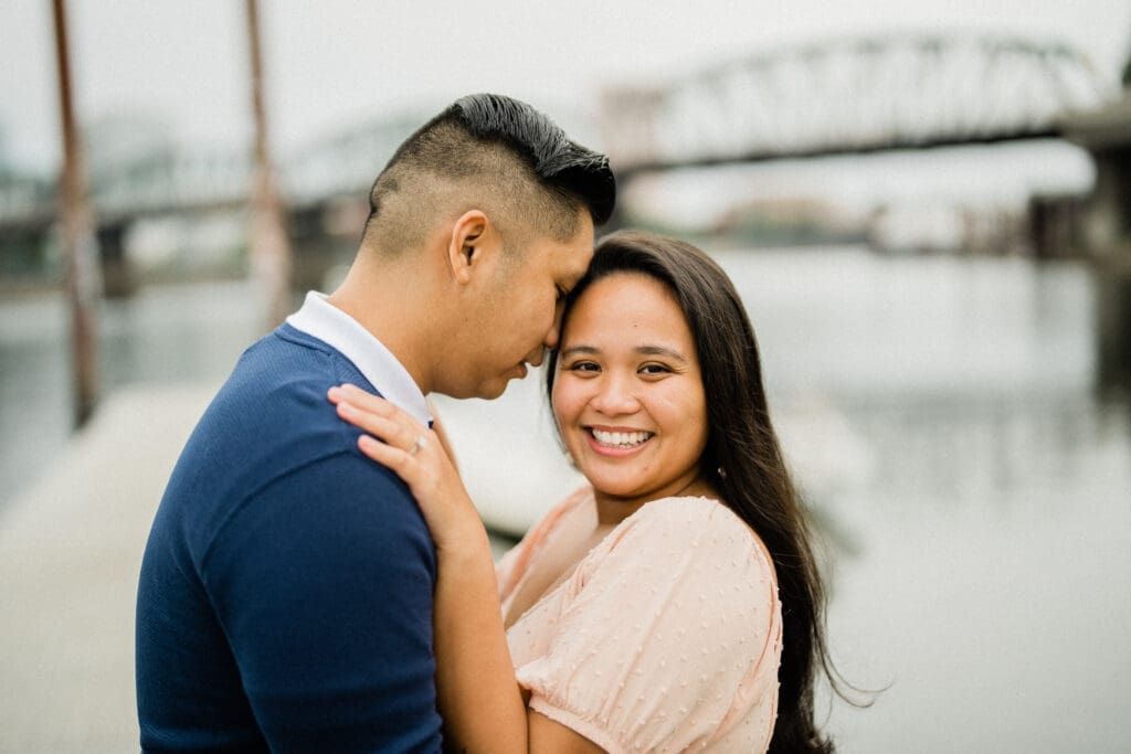 Portland Downtown Engagement Photos // Jerri & Louie -