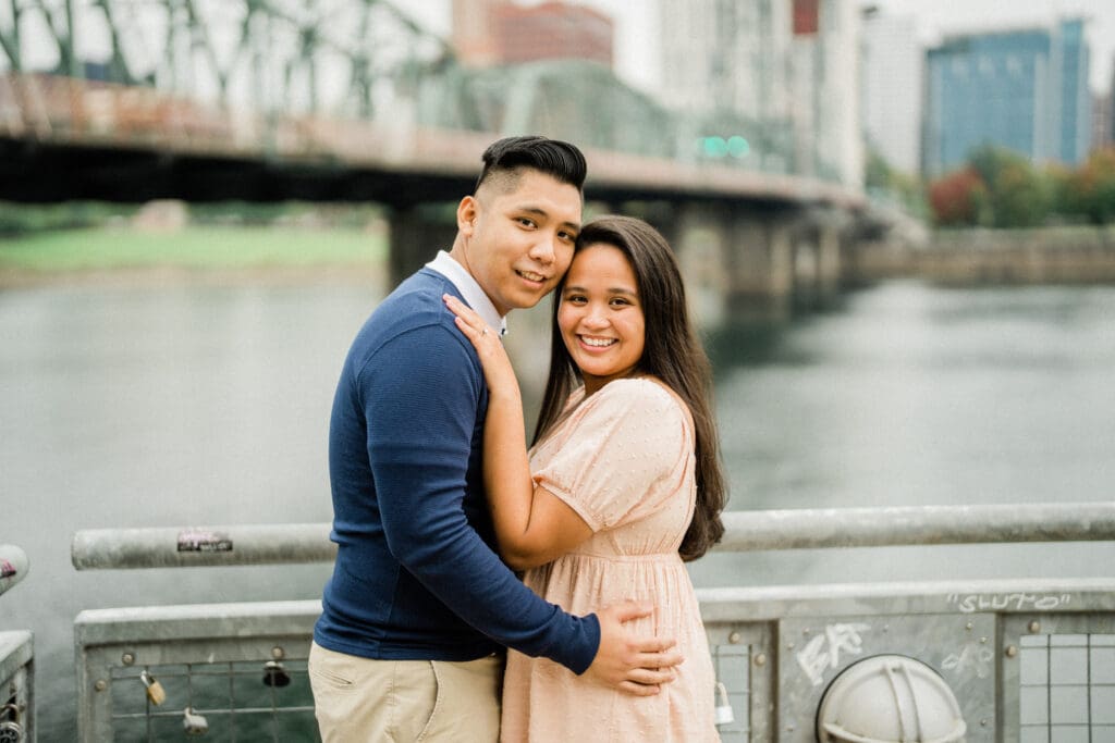 Portland Downtown Engagement Photos // Jerri & Louie -