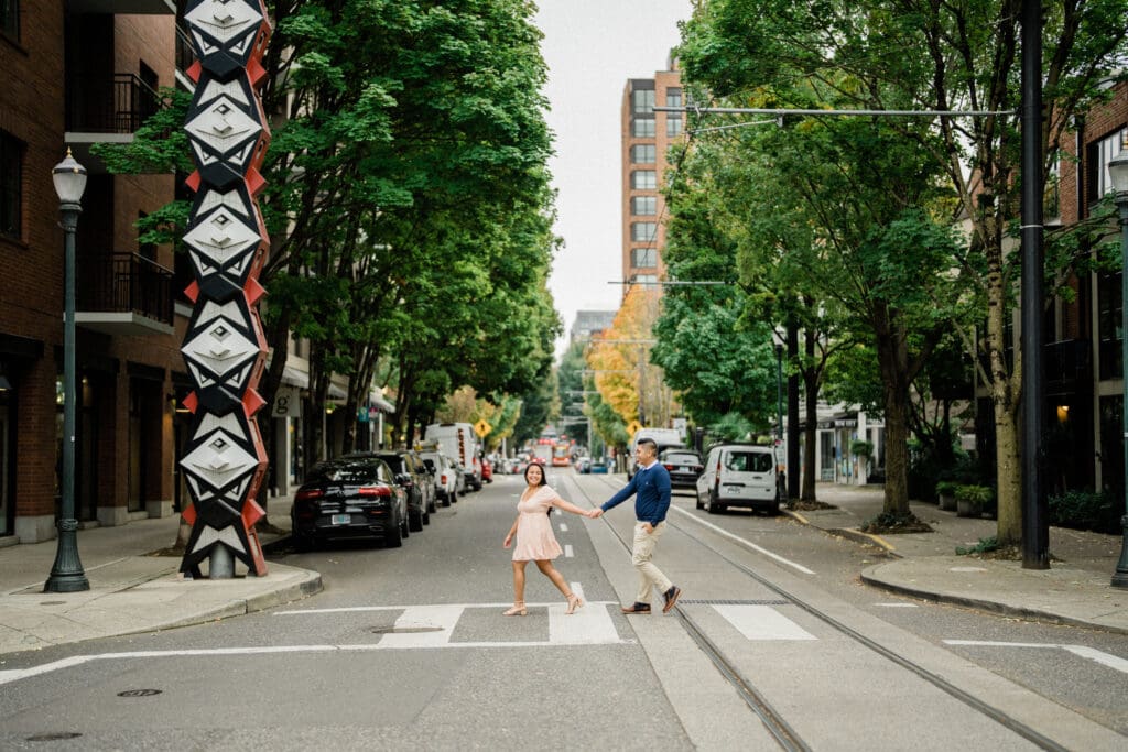 Portland Engagement Photography Ideas: PNW Romance with a Moody Twist -