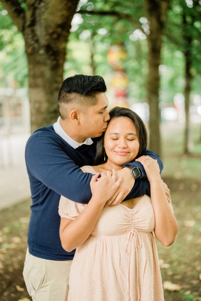 Portland Downtown Engagement Photos // Jerri & Louie -