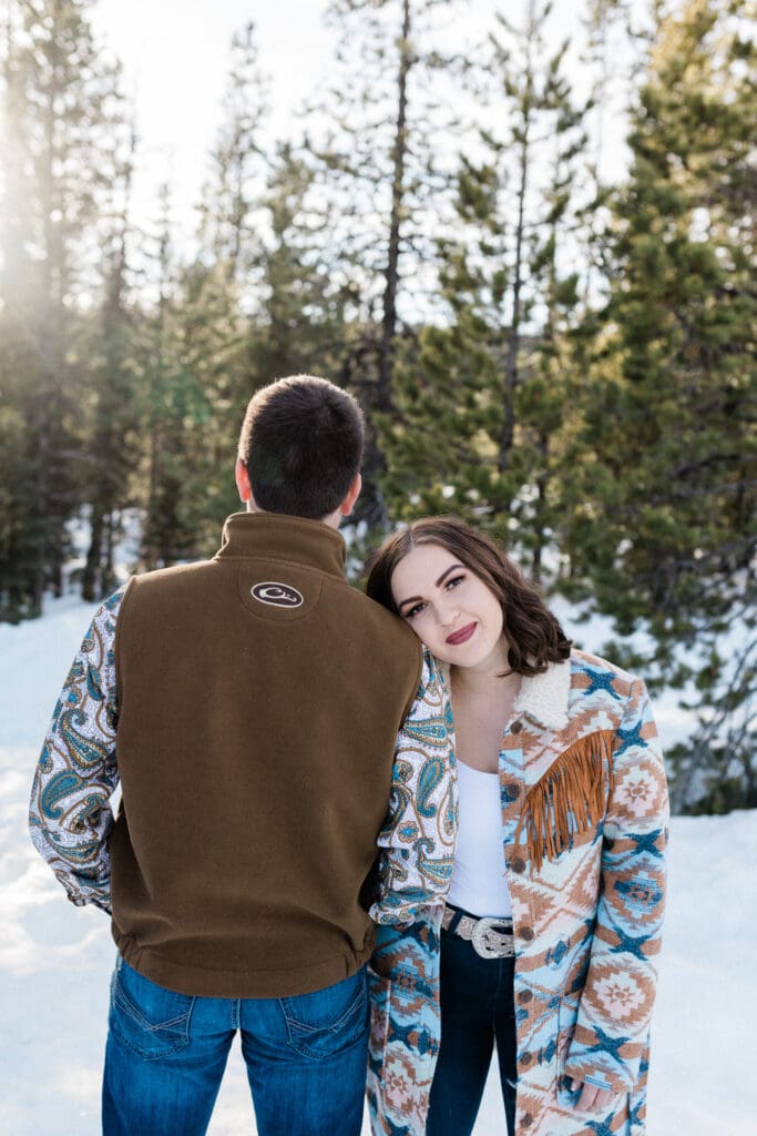 Snowy Engagement -