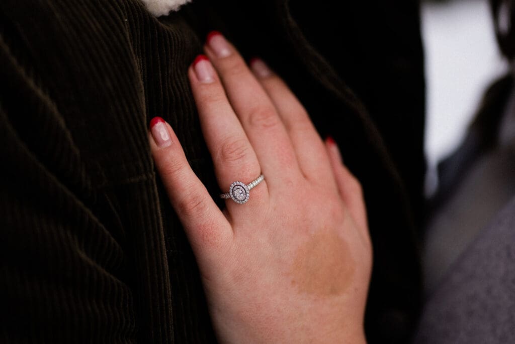 Gold Creek Pond Winter Engagement Photos // Sarah + Brandon -