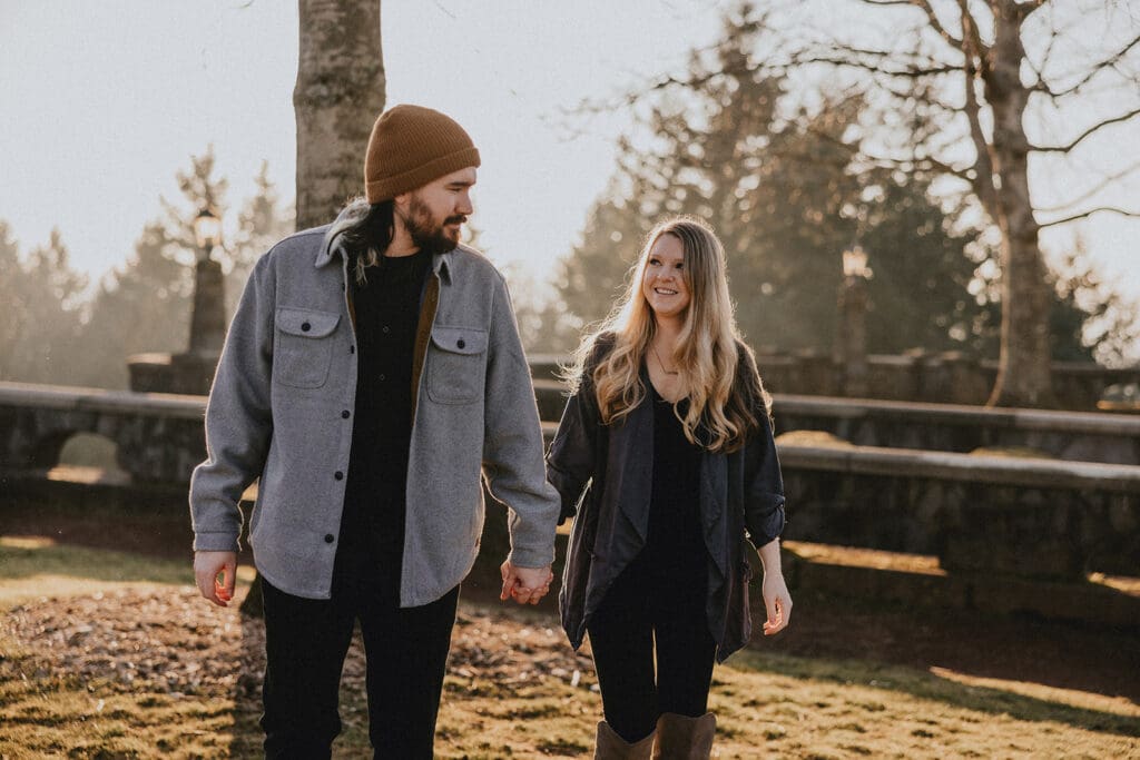 Rocky Butte Engagement // Christine + Zack -