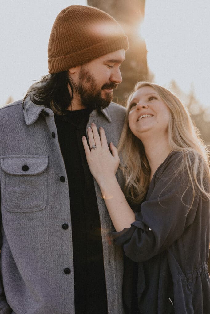 Rocky Butte Engagement // Christine + Zack -