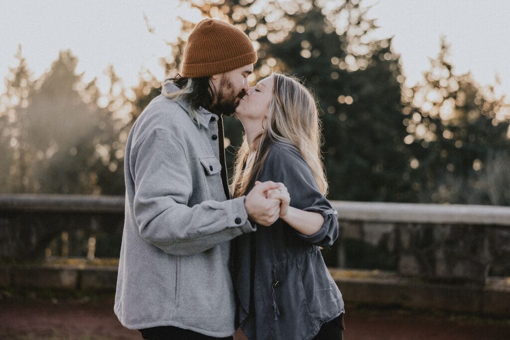 Rocky Butte Engagement // Christine + Zack -