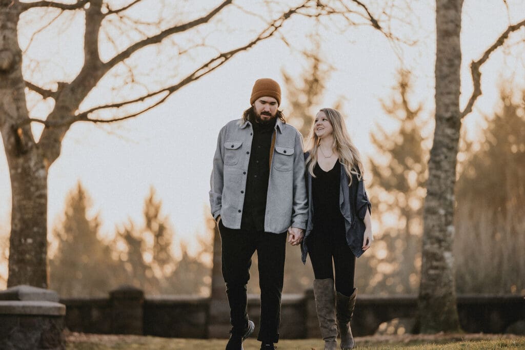 Rocky Butte Engagement // Christine + Zack -