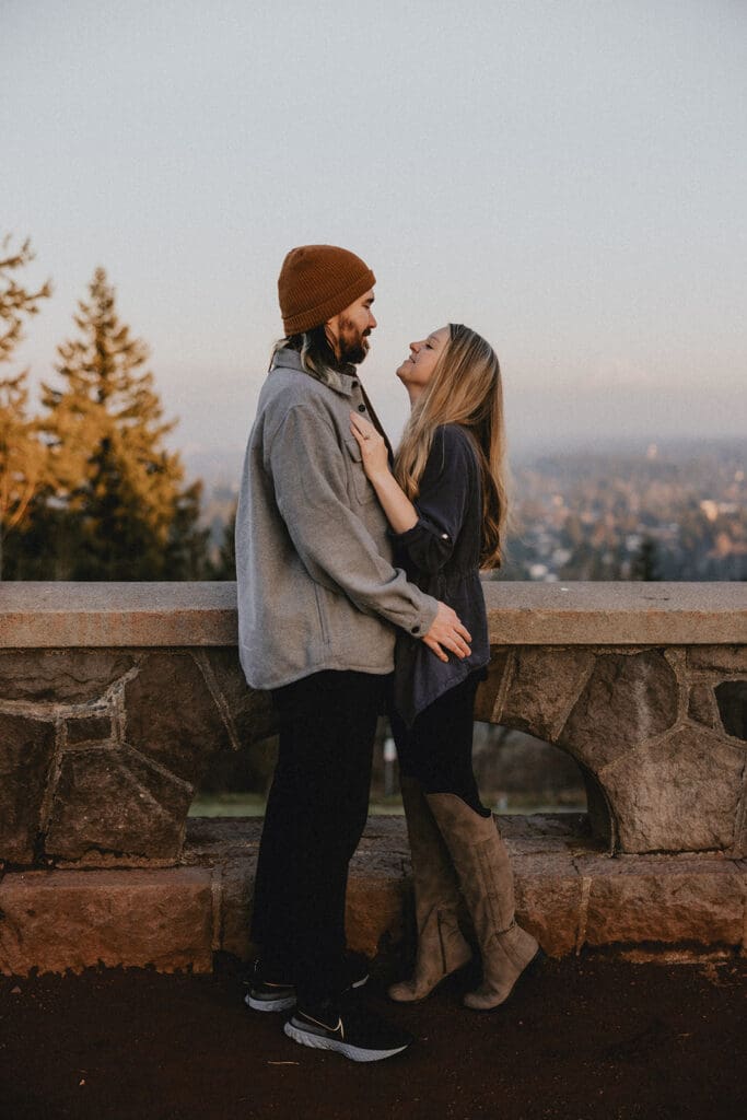 Rocky Butte Engagement // Christine + Zack -