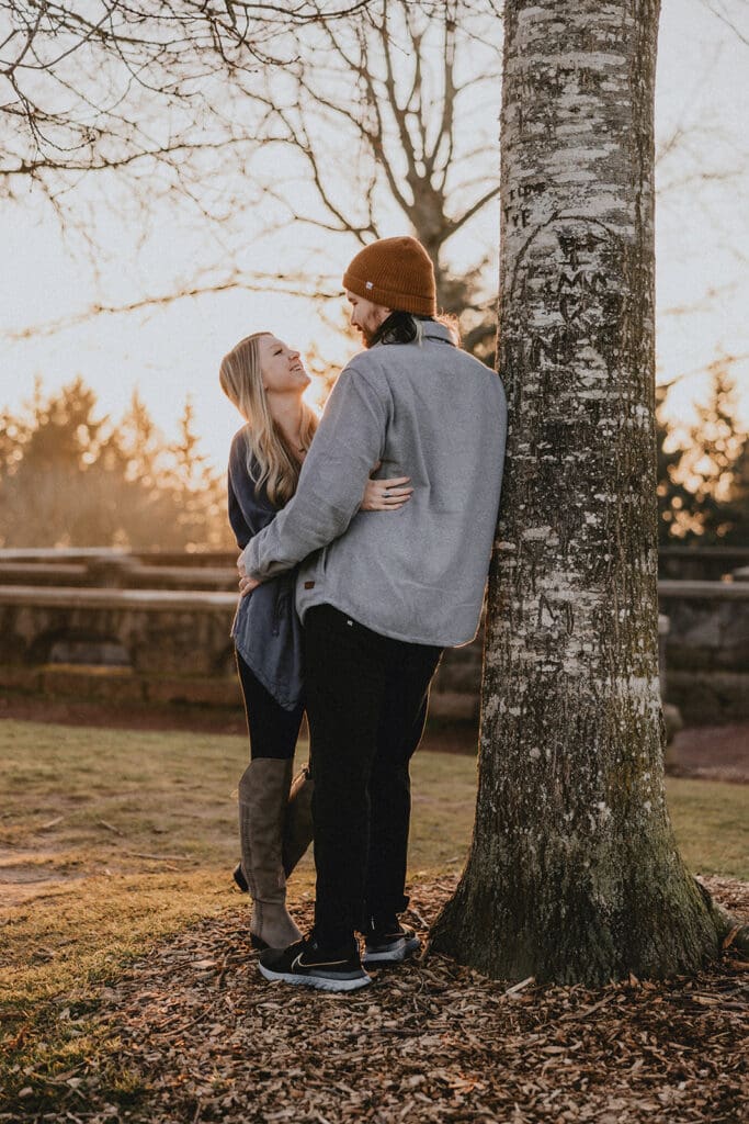 Rocky Butte Engagement // Christine + Zack -