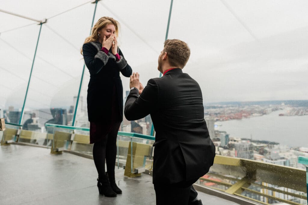 Space Needle Engagement // Nicholas + Kylee -