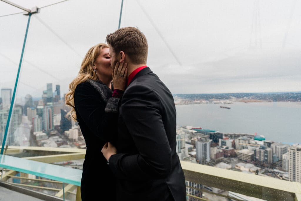 Space Needle Engagement // Nicholas + Kylee -