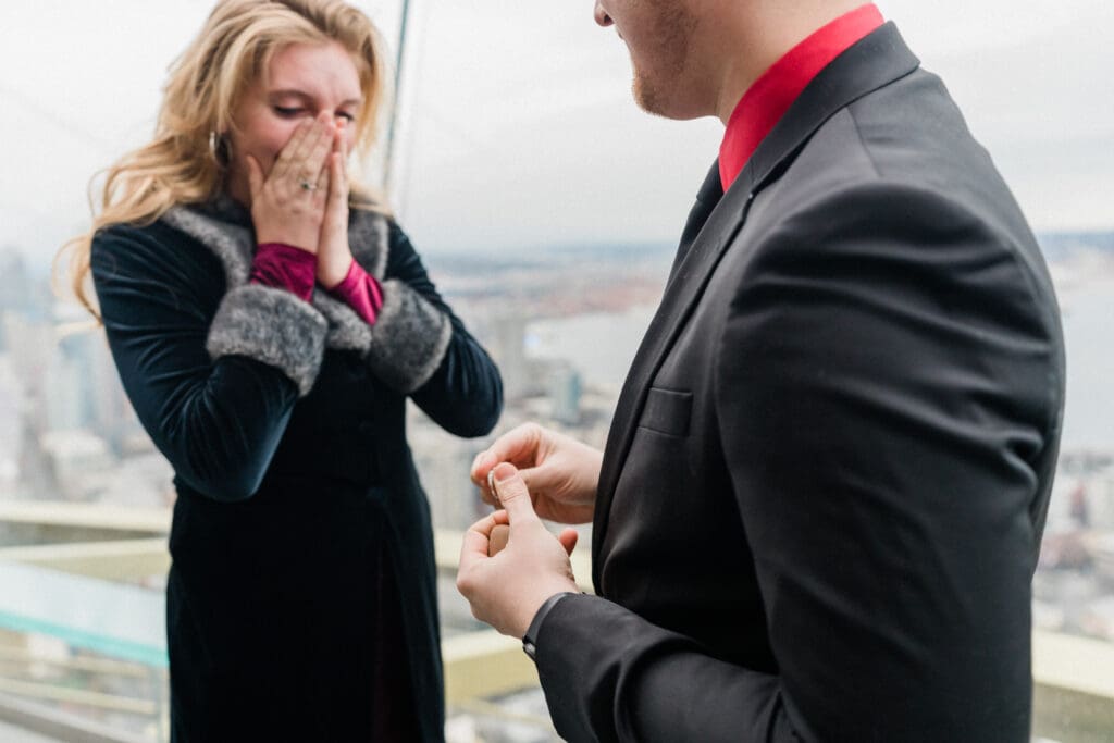 Space Needle Engagement // Nicholas + Kylee -