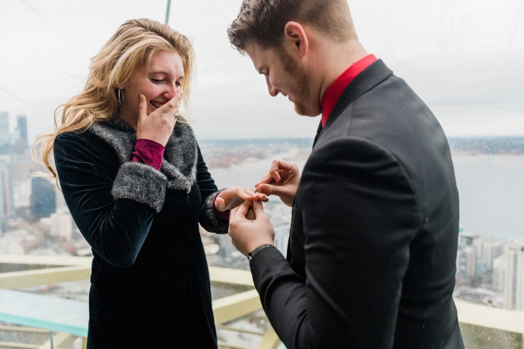 Space Needle Engagement // Nicholas + Kylee -