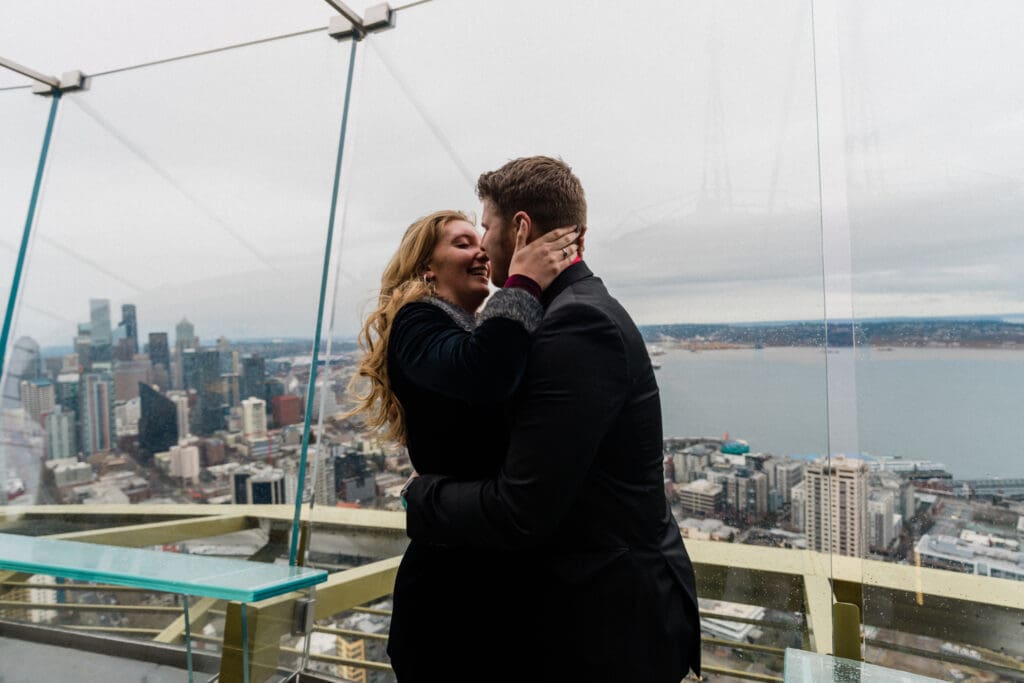 Space Needle Engagement // Nicholas + Kylee -