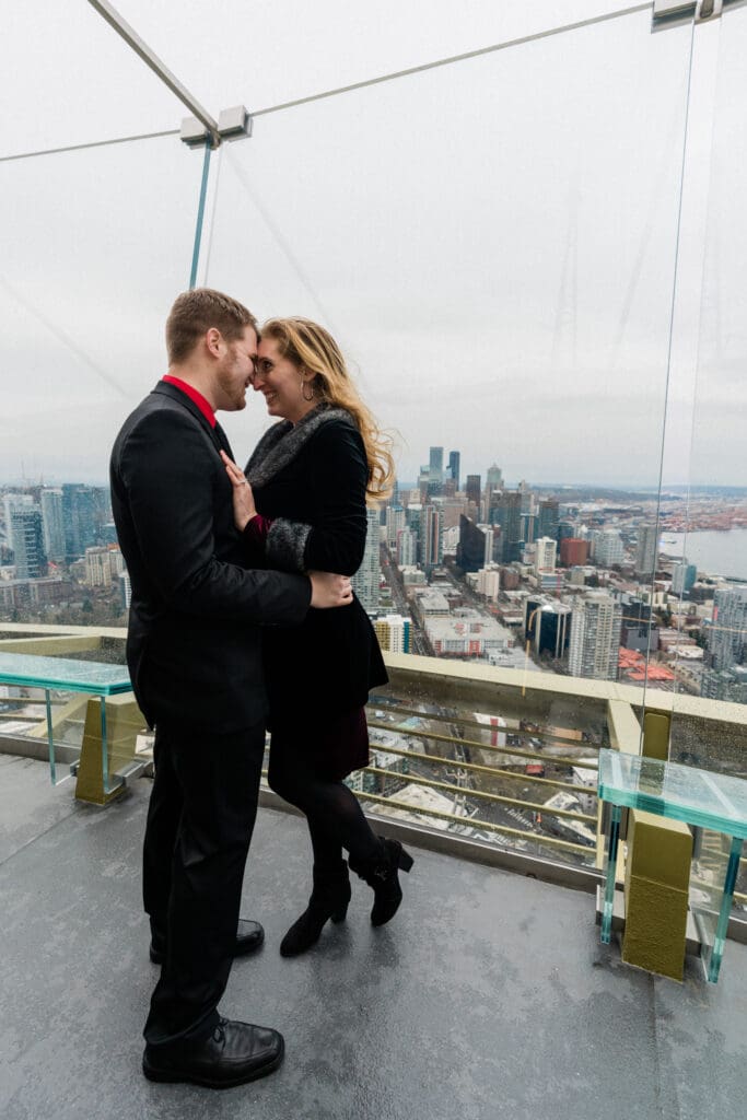 Space Needle Engagement // Nicholas + Kylee -