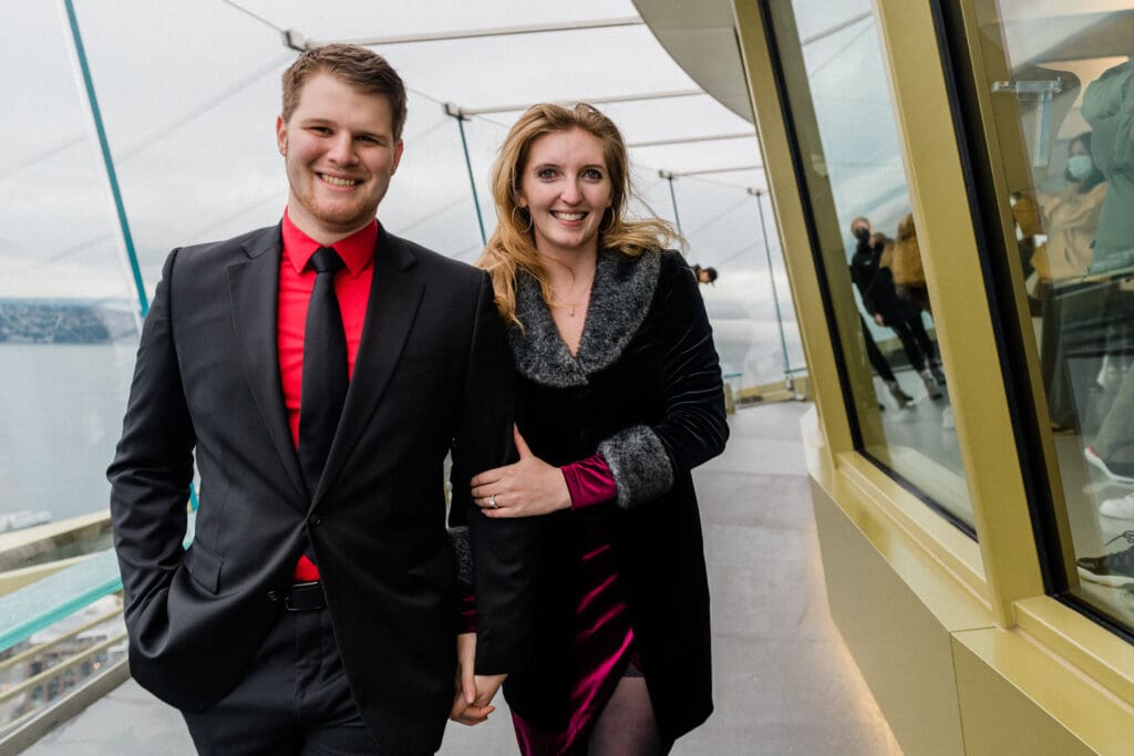 Space Needle Engagement // Nicholas + Kylee -