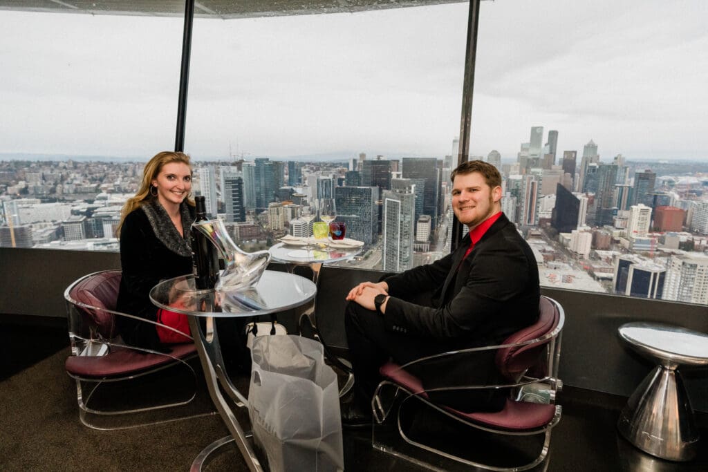 Space Needle Engagement // Nicholas + Kylee -