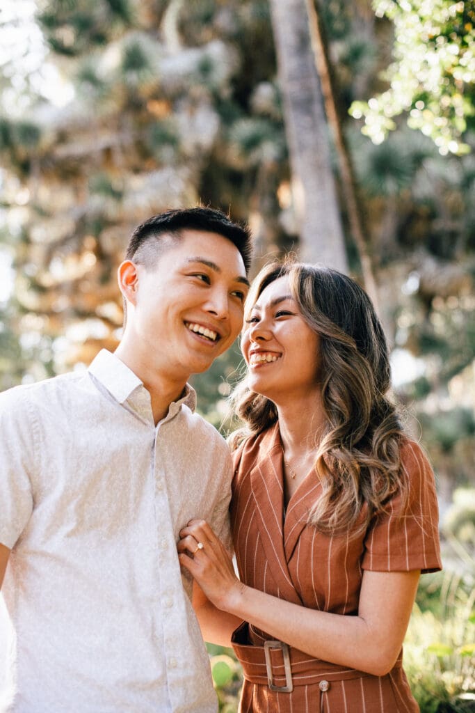 Stanford Cactus Garden Engagement // Yuri + Lincoln -
