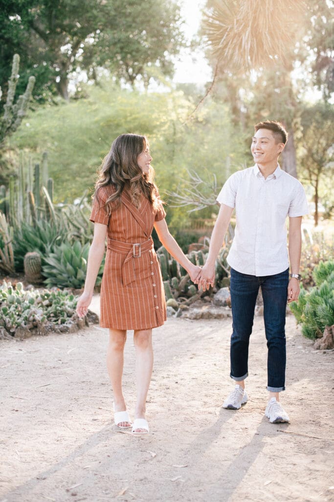 Stanford Cactus Garden Engagement // Yuri + Lincoln -