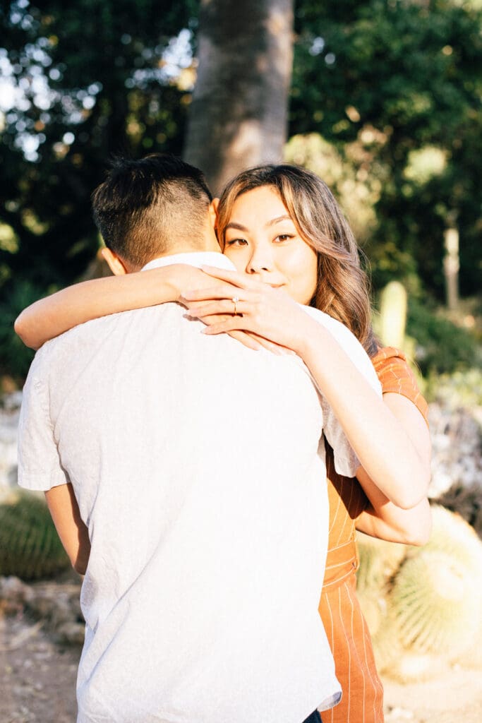 Stanford Cactus Garden Engagement // Yuri + Lincoln -