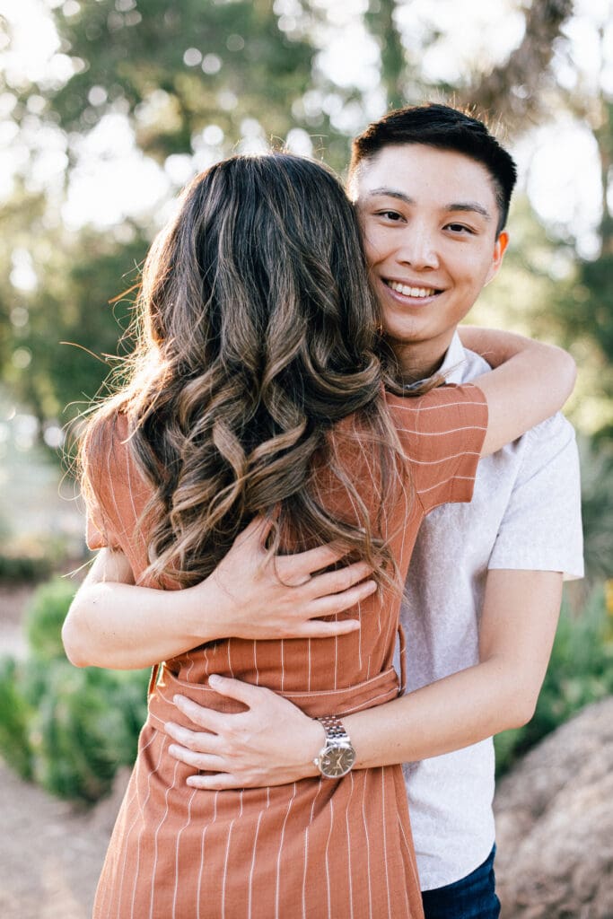 Stanford Cactus Garden Engagement // Yuri + Lincoln -