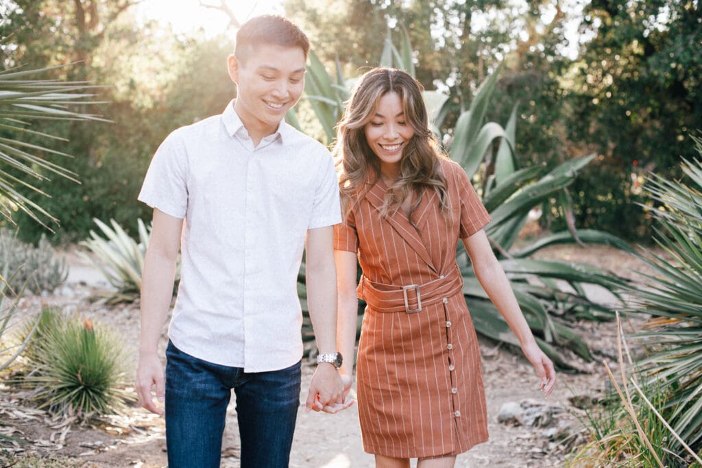 Stanford Cactus Garden Engagement // Yuri + Lincoln -