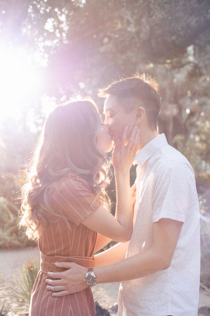 Stanford Cactus Garden Engagement // Yuri + Lincoln -