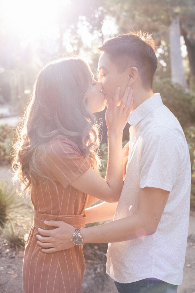 Stanford Cactus Garden Engagement // Yuri + Lincoln -