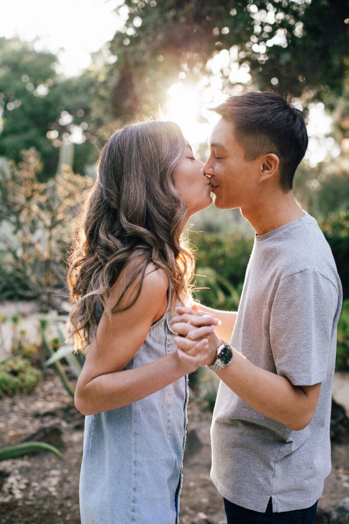 Stanford Cactus Garden Engagement // Yuri + Lincoln -