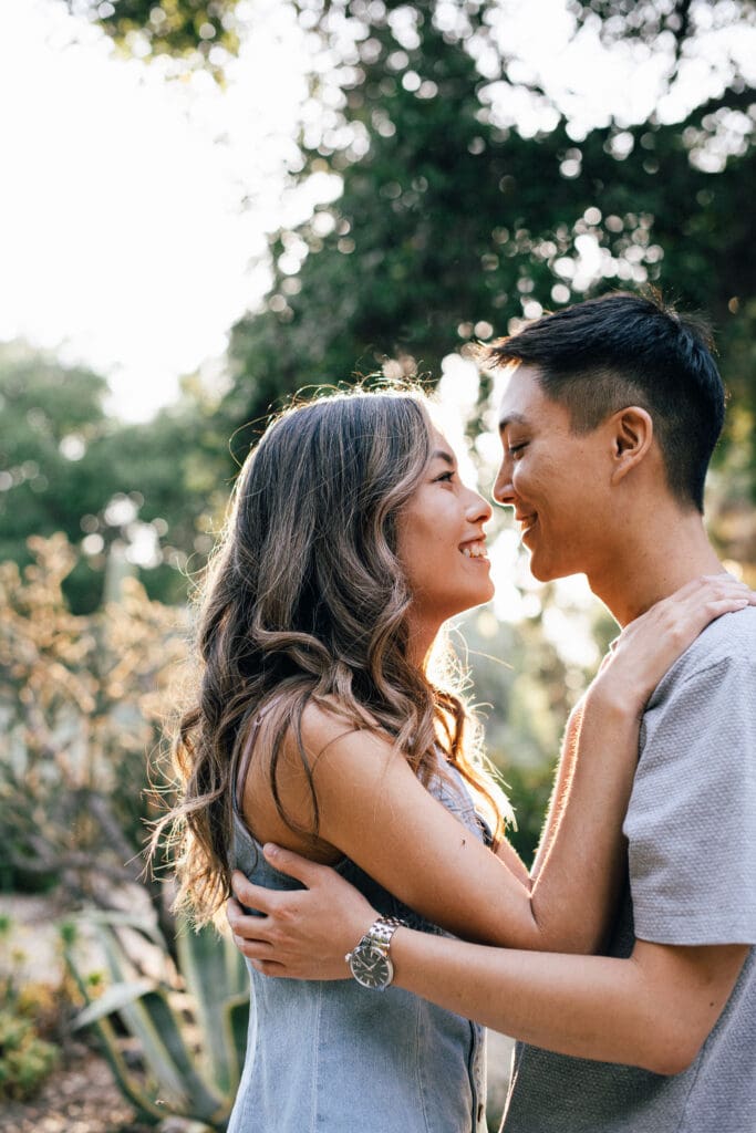 Stanford Cactus Garden Engagement // Yuri + Lincoln -