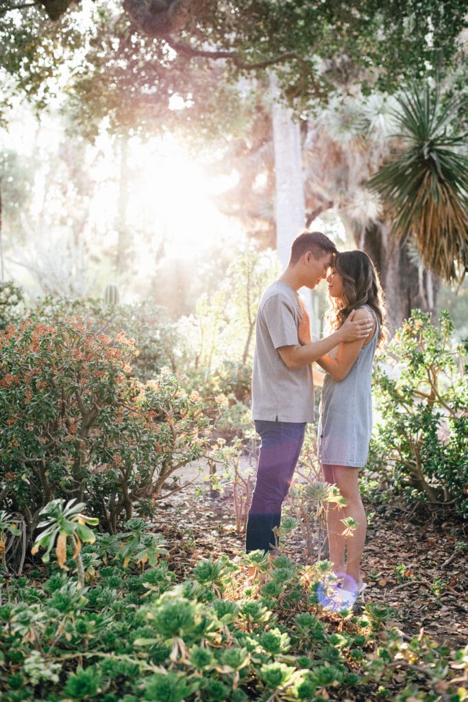 Stanford Cactus Garden Engagement // Yuri + Lincoln -
