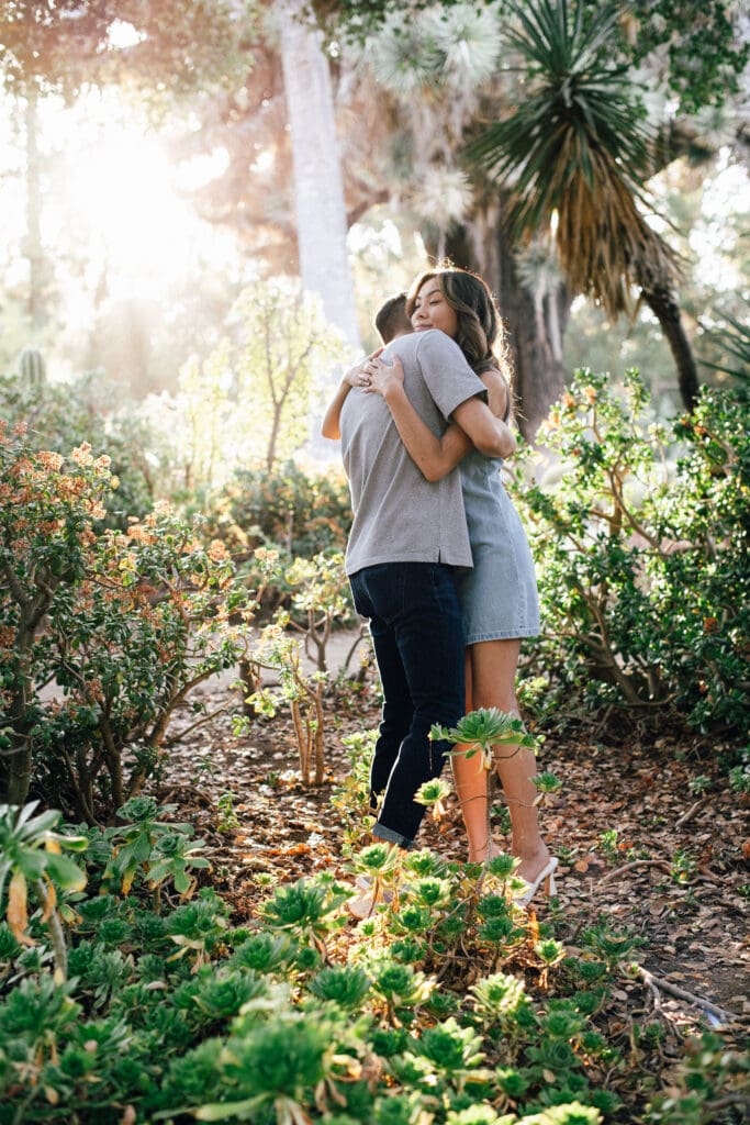 Stanford Cactus Garden Engagement // Yuri + Lincoln -