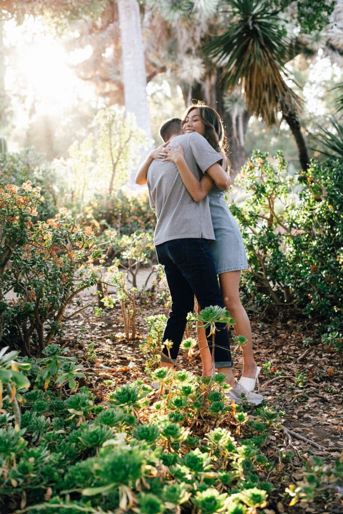 Stanford Cactus Garden Engagement // Yuri + Lincoln -