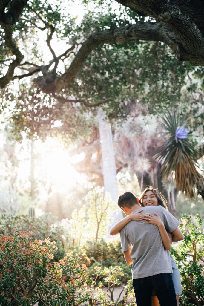 Stanford Cactus Garden Engagement // Yuri + Lincoln -