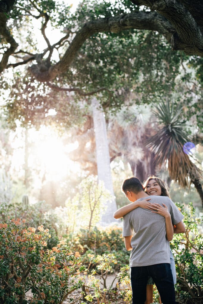 Stanford Cactus Garden Engagement // Yuri + Lincoln -