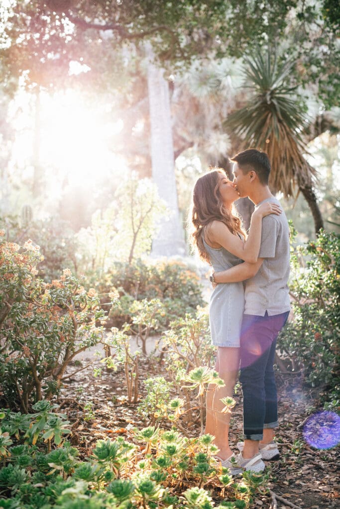 Stanford Cactus Garden Engagement // Yuri + Lincoln -