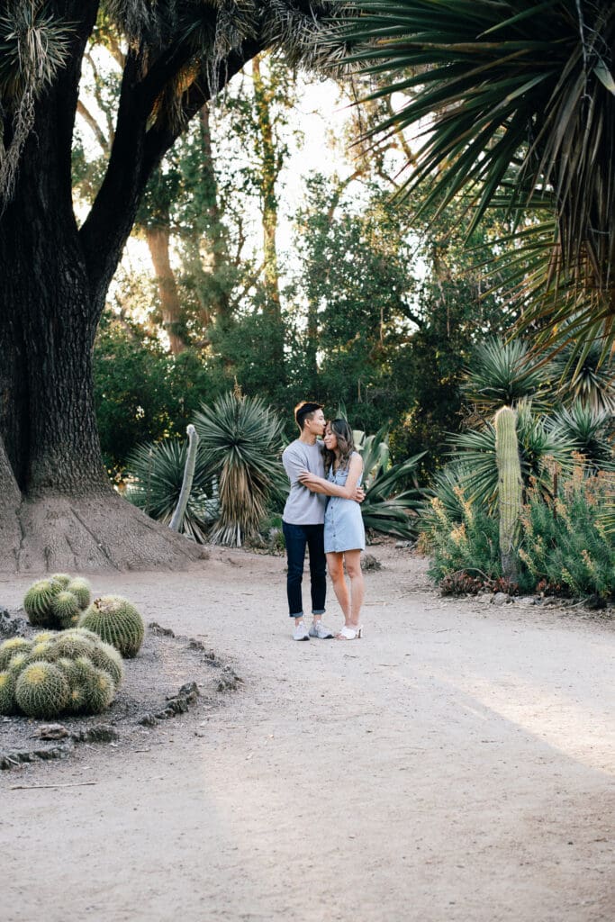Stanford Cactus Garden Engagement // Yuri + Lincoln -
