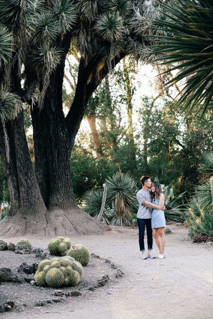 Stanford Cactus Garden Engagement // Yuri + Lincoln -