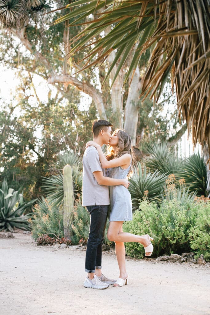 Stanford Cactus Garden Engagement // Yuri + Lincoln -