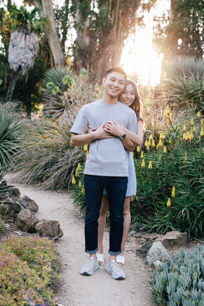 Stanford Cactus Garden Engagement // Yuri + Lincoln -