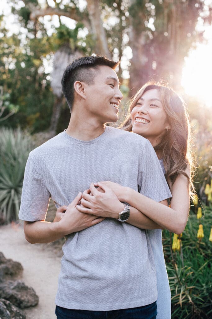 Stanford Cactus Garden Engagement // Yuri + Lincoln -