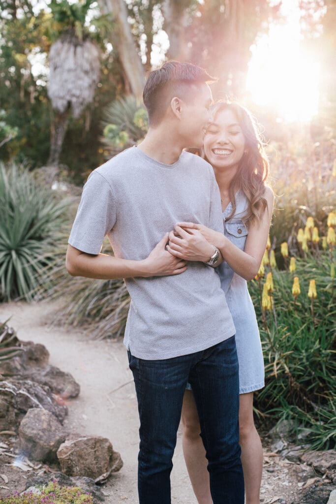 Stanford Cactus Garden Engagement // Yuri + Lincoln -