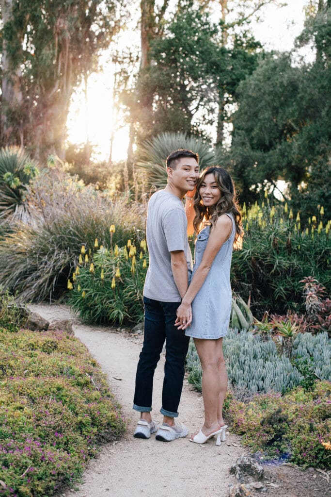 Stanford Cactus Garden Engagement // Yuri + Lincoln -