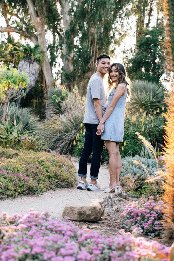 Stanford Cactus Garden Engagement // Yuri + Lincoln -