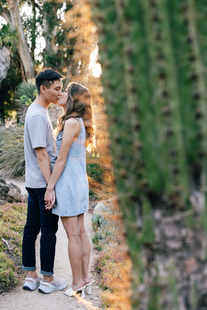 Stanford Cactus Garden Engagement // Yuri + Lincoln -