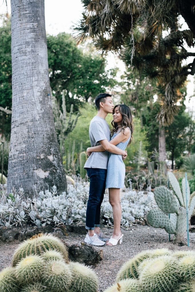 Stanford Cactus Garden Engagement // Yuri + Lincoln -