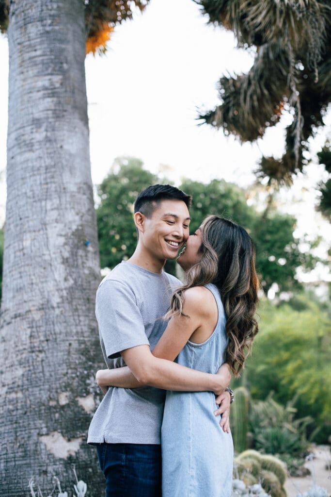 Stanford Cactus Garden Engagement // Yuri + Lincoln -