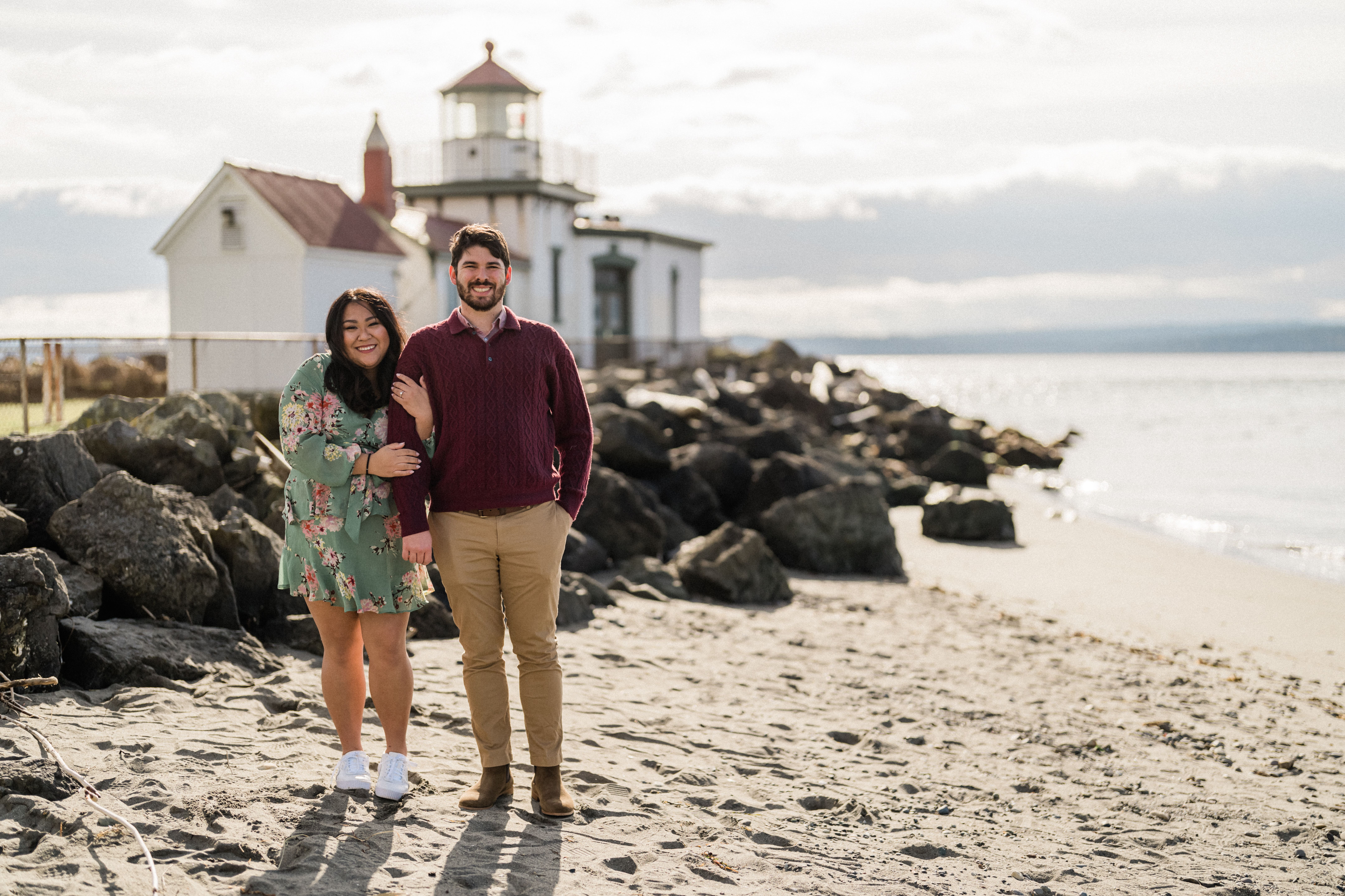 Discovery Park Engagement // Katrina + Miles -