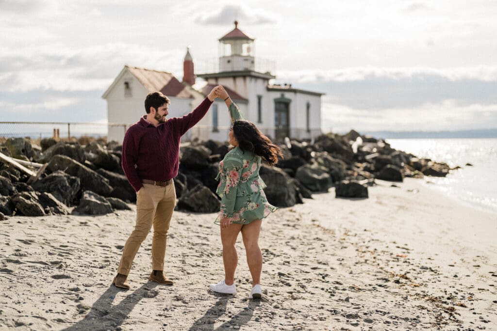 Discovery Park Engagement // Katrina + Miles -