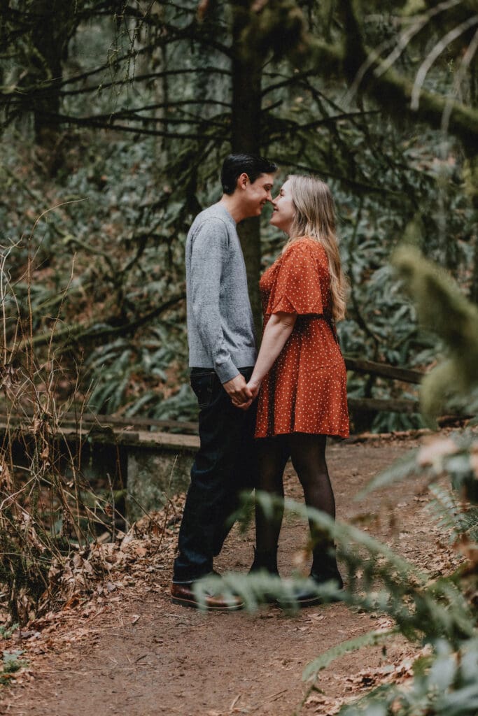 Portland Engagement Photography Ideas: PNW Romance with a Moody Twist -