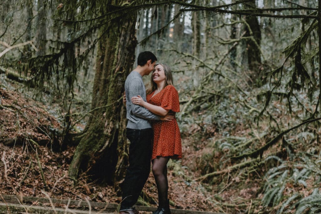 Portland Engagement Photography Ideas: PNW Romance with a Moody Twist -